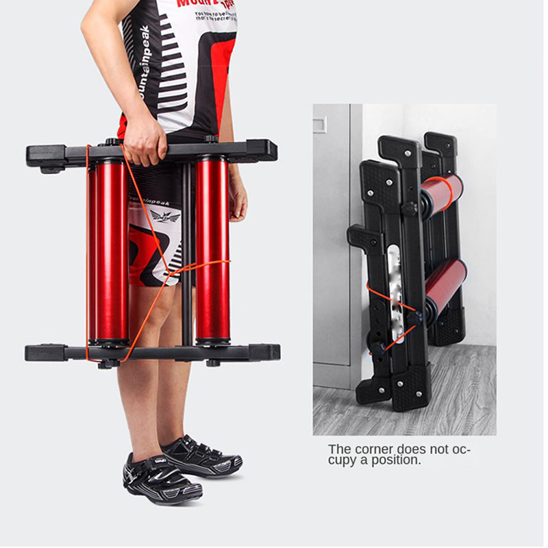 Rolki rowerowe kryty ćwiczenia – Bike Rollers Indoor Cycling Aluminum recenzja i cena
