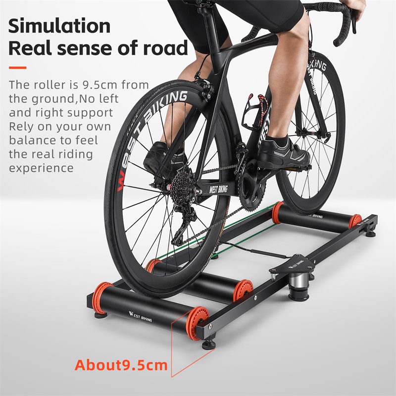 WEST BIKING Rolkowy Trenażer R – Bike Rollers Indoor Cycling Aluminum recenzja i cena