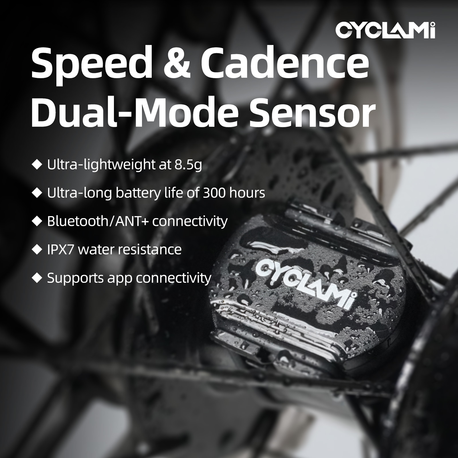 CYCLAMI C2 Podwójny czujnik pr – Cycling Speed Cadence Sensor Dual recenzja i cena