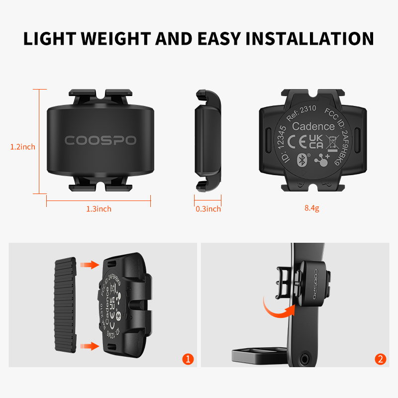 CooSpo czujnik prędkości rower – Cycling Speed Cadence Sensor Dual recenzja i cena