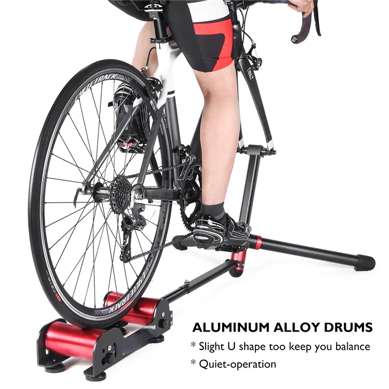 Trening rowerowy w domu z użyc – Bike Rollers Indoor Cycling Aluminum recenzja i cena
